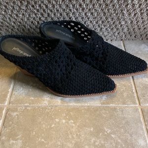 Jeffrey Campbell crochet boot slip on